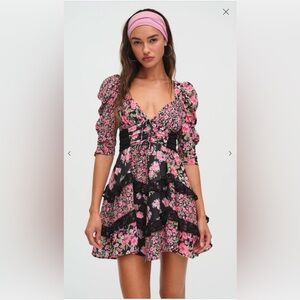 For Love & Lemons Rosalyn mini dress, M, nwt
